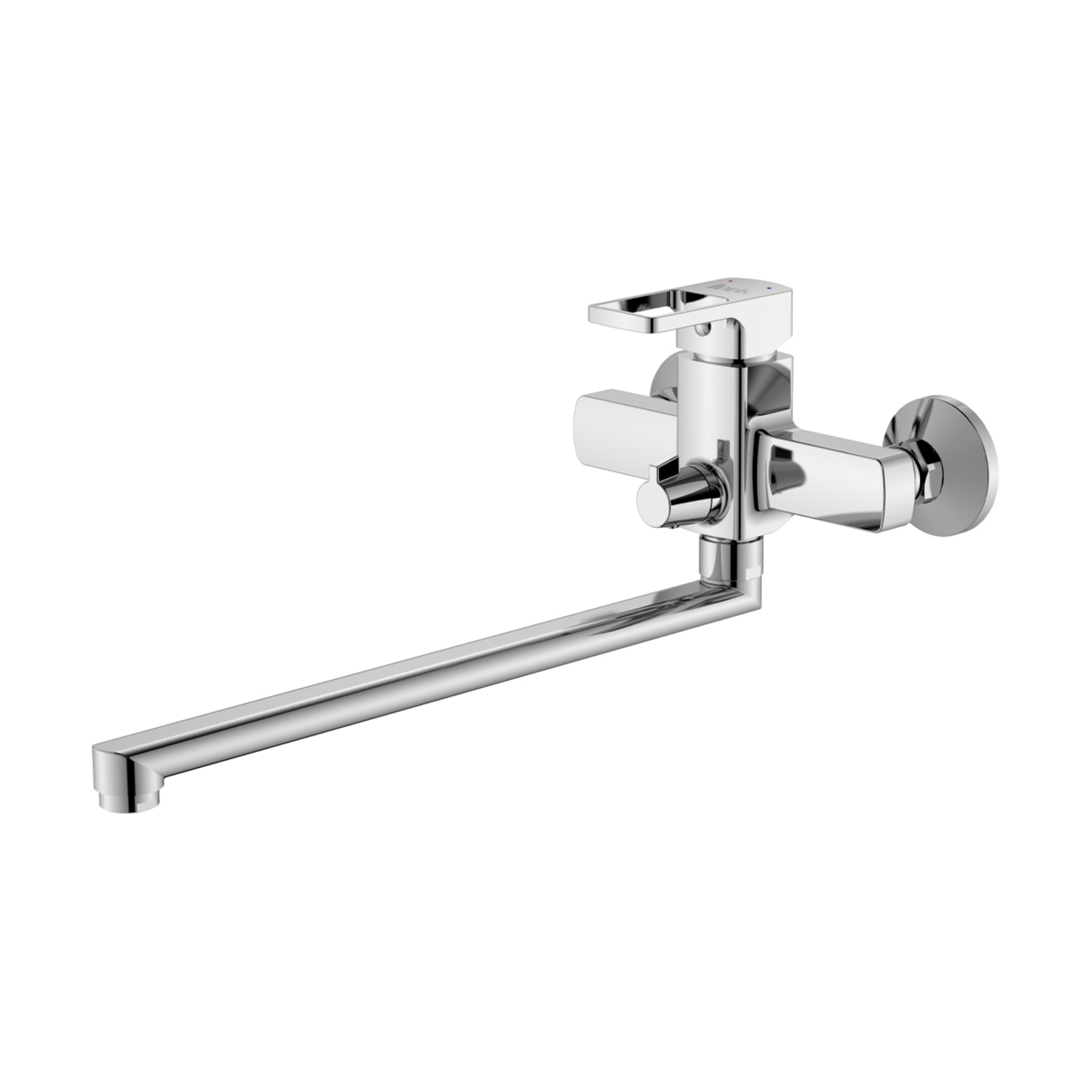 Купить Смеситель для ванны IDDIS Bild длинный излив BILSB00i10WA (без душ. аксессуаров)