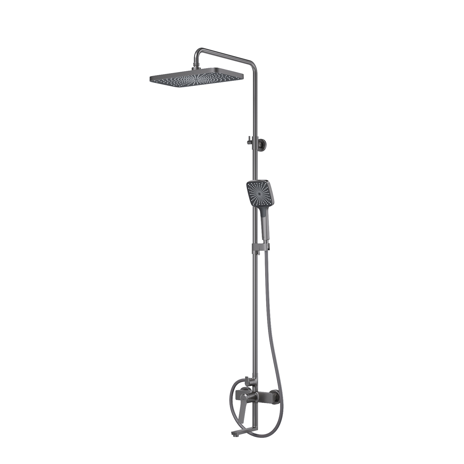 Купить Душевая система IDDIS Паркер с изливом матовый графит PARGM3Fi06