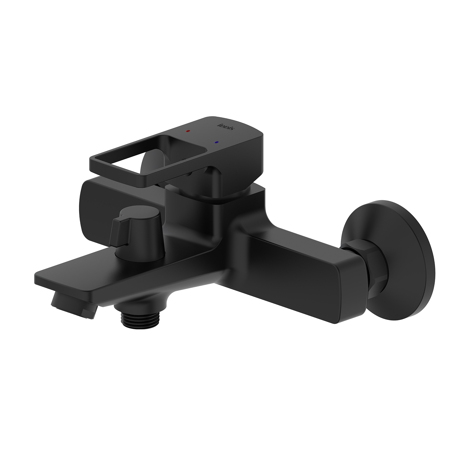 Купить Смеситель для ванны IDDIS Bild черный BILBL00i02WA (без душ. аксессуаров)