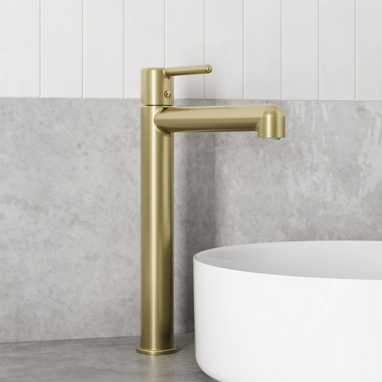 Купить Cмеситель для раковины IDDIS Aiger высокий золото матовый AIGMG01i01