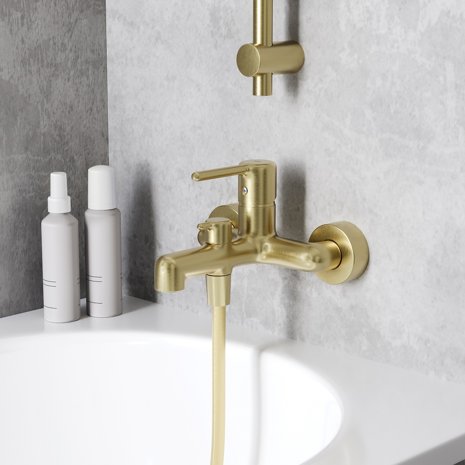 Купить Смеситель для ванны IDDIS Aiger золото матовый AIGMG00i02WA