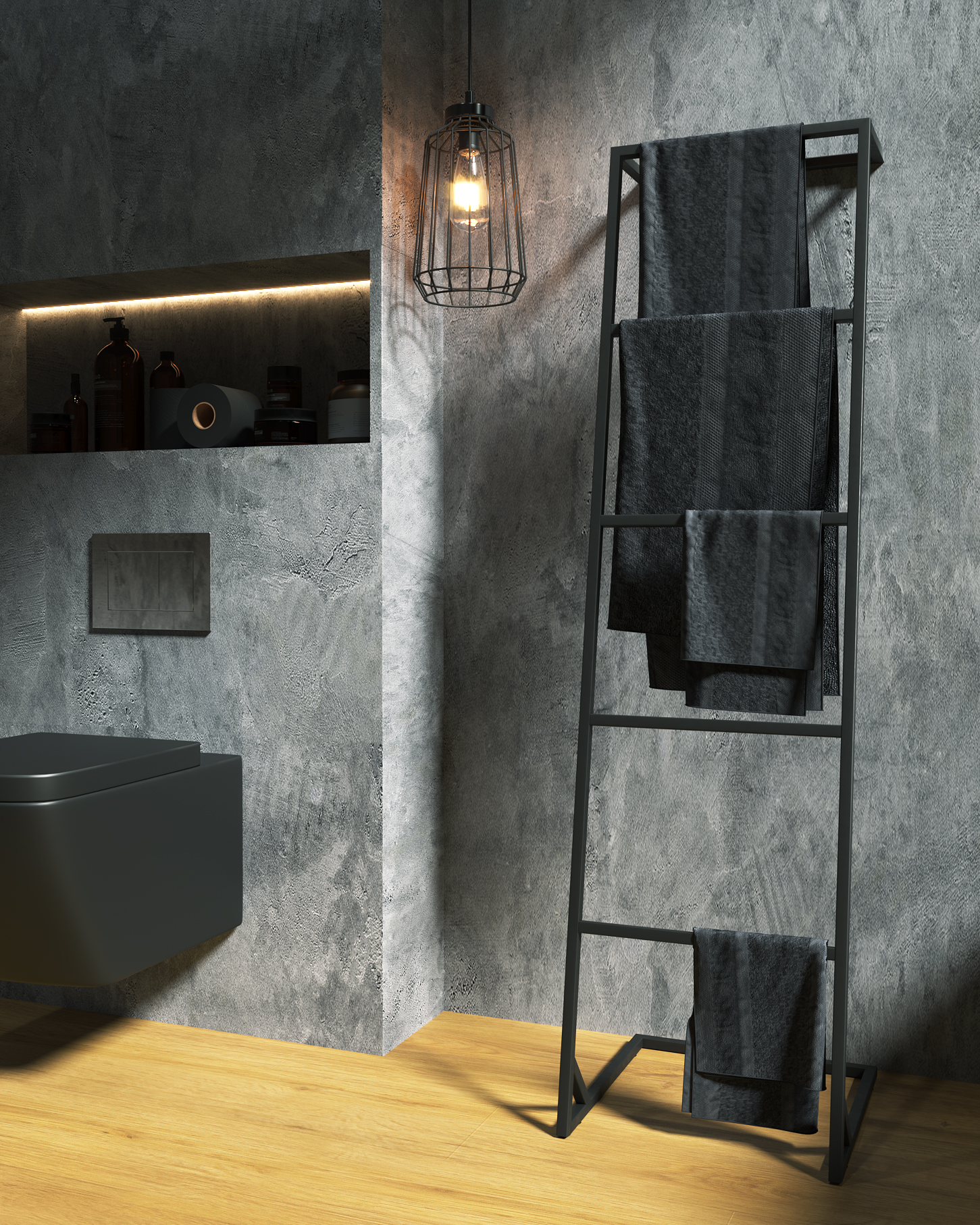 Купить Полотенцедержатель ГРАНЖ ЛОФТ/Grunge Loft 130х35Н