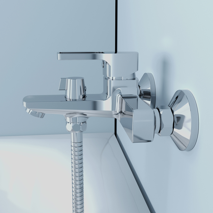 Купить Смеситель для ванны IDDIS Bild BILSB00i02WA (без душ. аксессуаров)