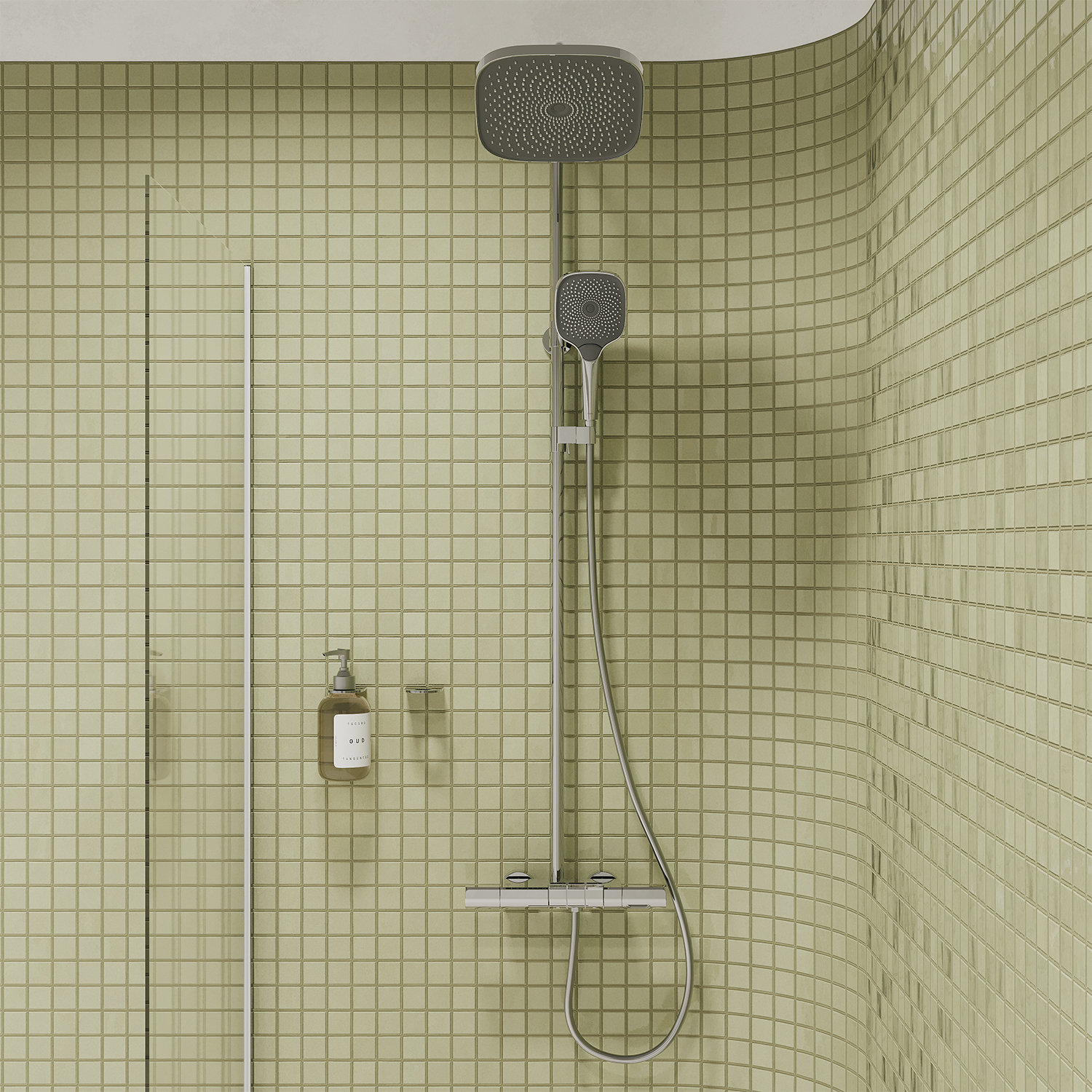 Купить Душевая система IDDIS SpaHome с тропическим душем, глянцевый хром, SPHSBTKi06