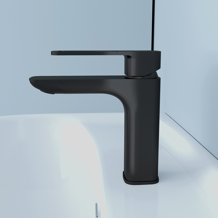 Купить Смеситель для раковины IDDIS Slide черный SLIBL00i01