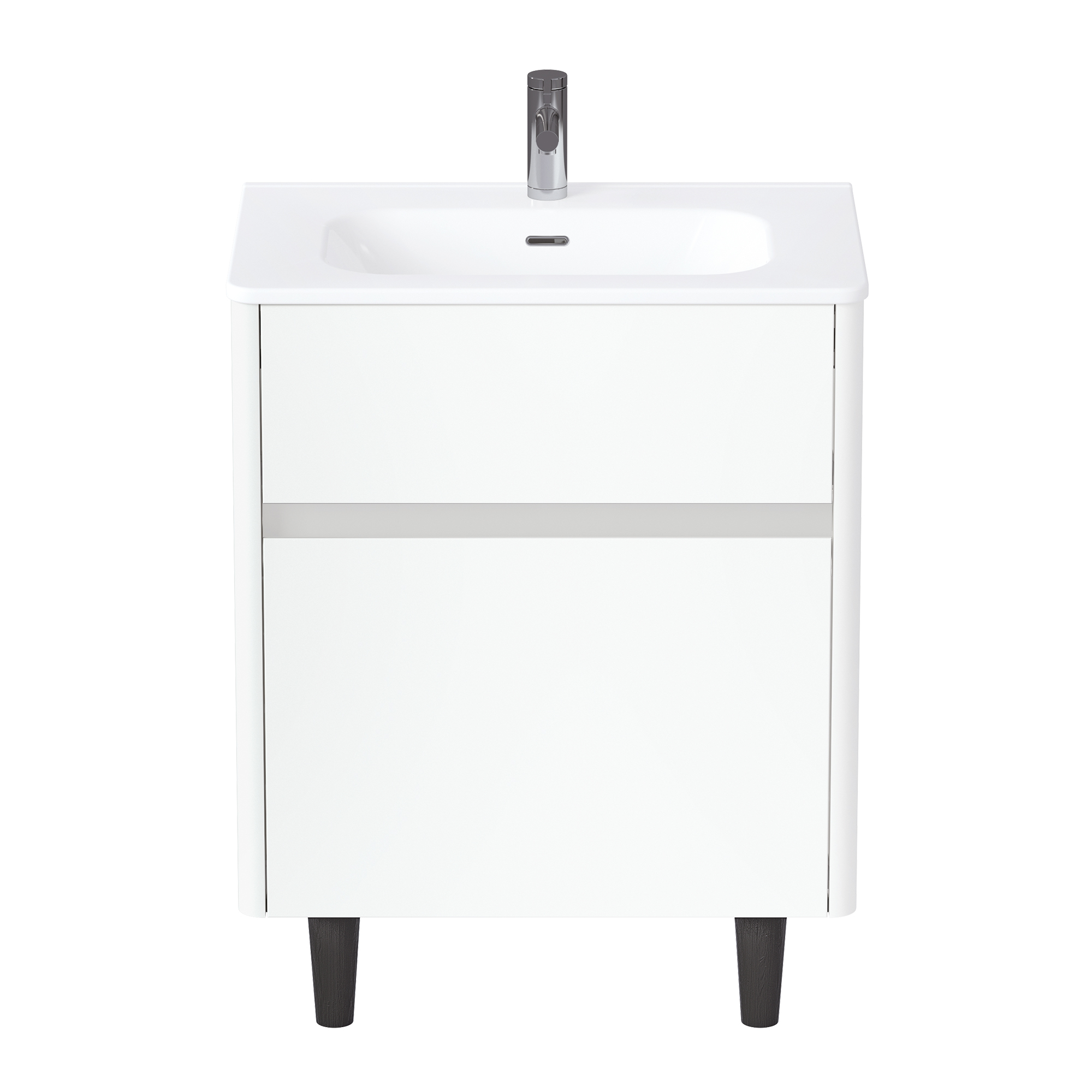 Купить Тумба под раковину Melody 70Н (700х870х453) 2я белый