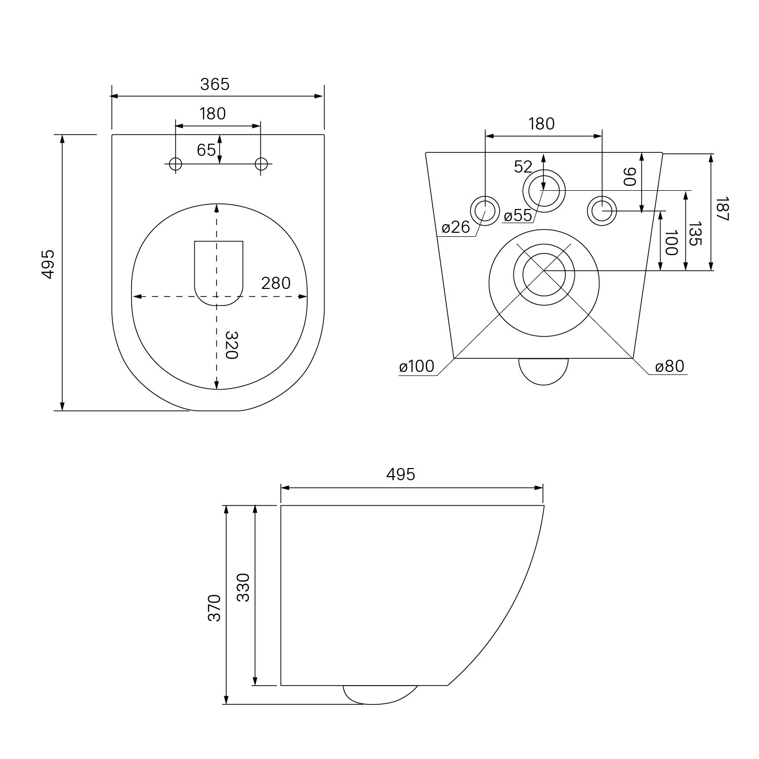 Купить Комплект 3в1 IDDIS Basic подвесной унитаз, инсталляция и клавиша смыва белая BASBQ03i73