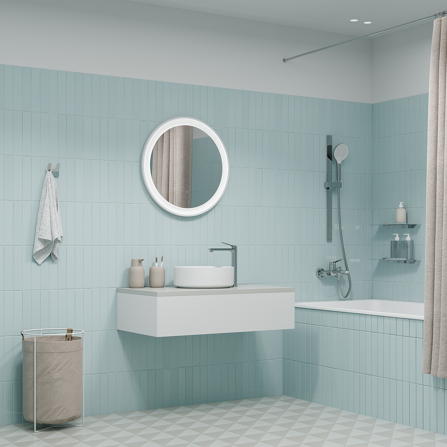 Купить Смеситель для ванны IDDIS Parker PARSB02i02WA