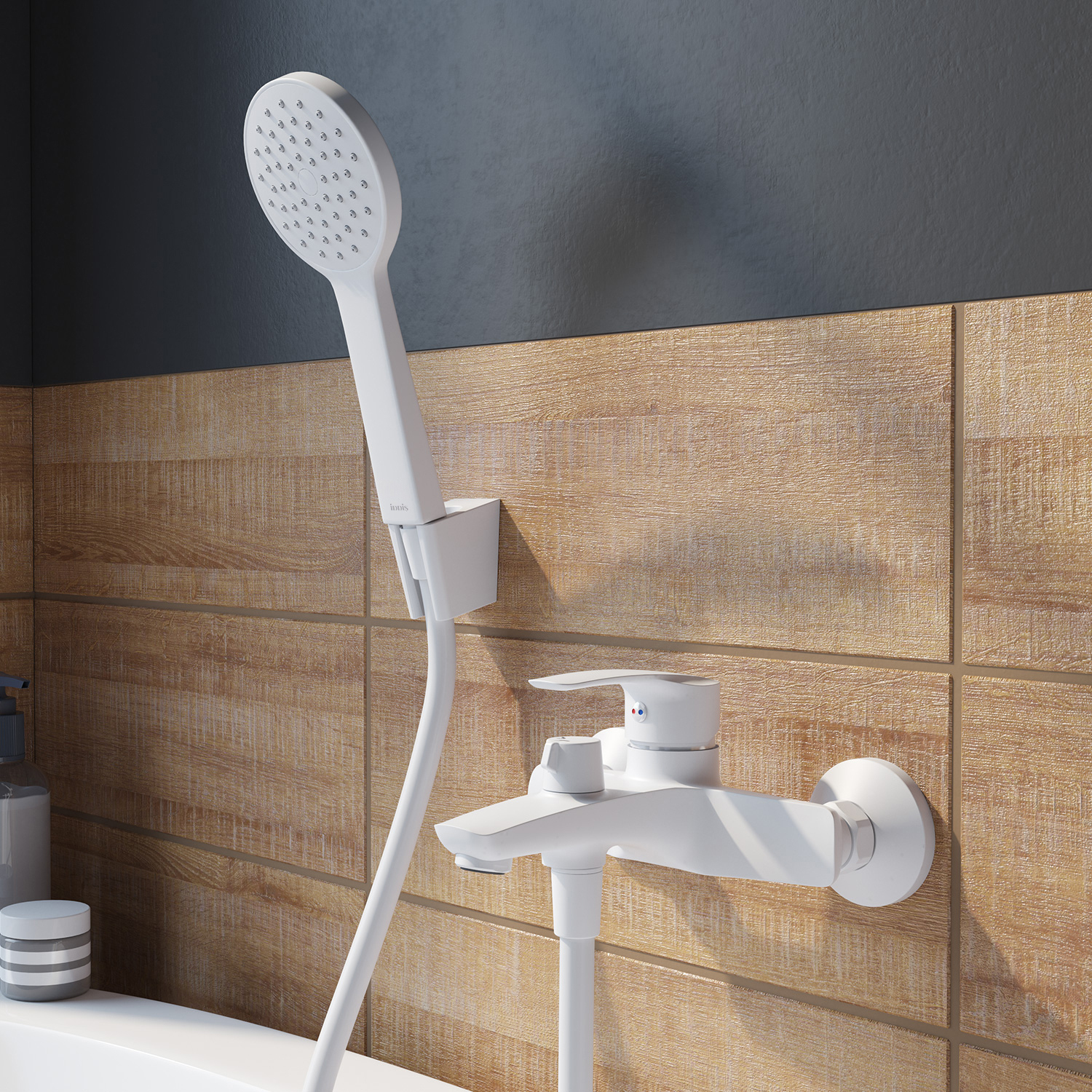 Купить Смеситель для ванны IDDIS Ray белый RAYWT02i02