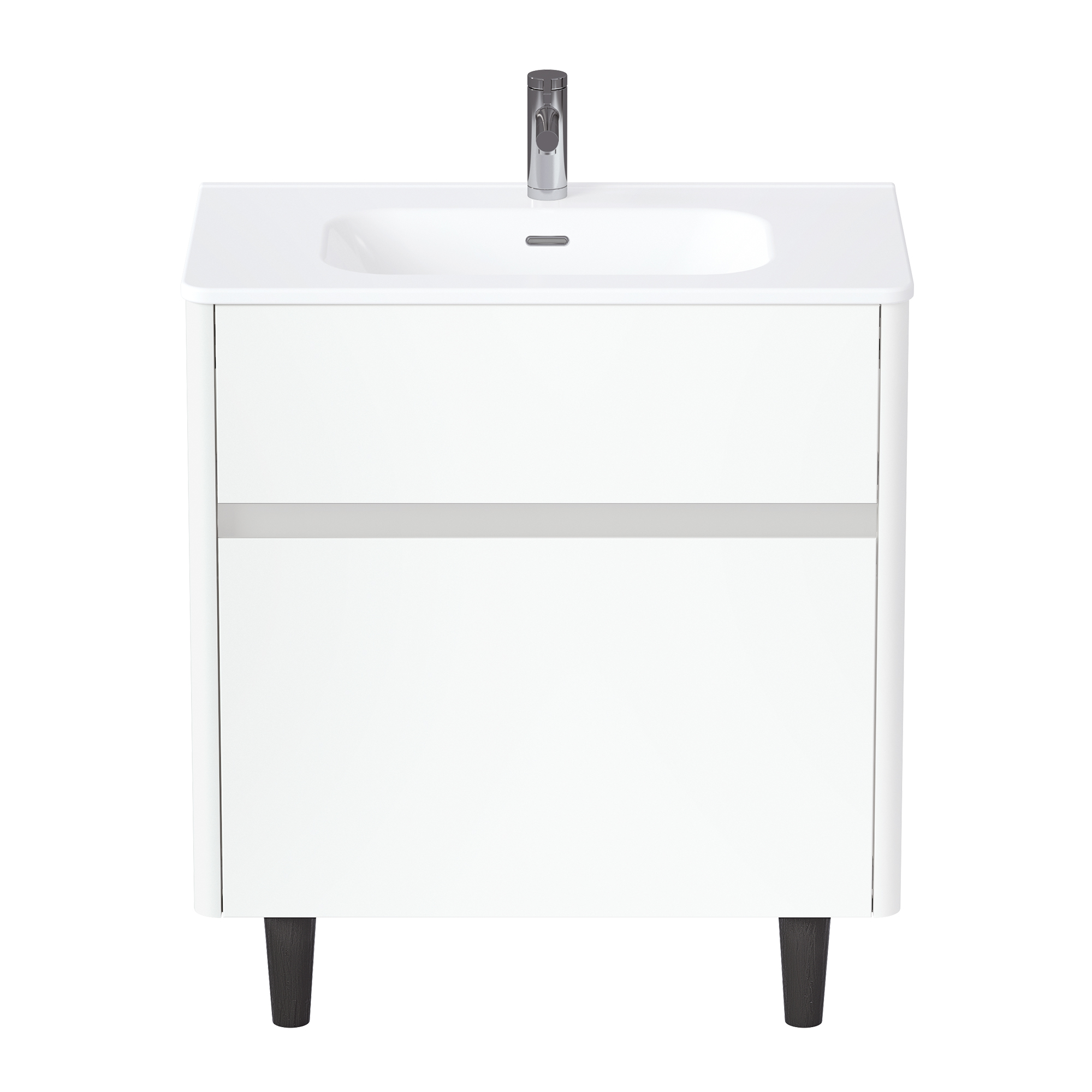 Купить Тумба под раковину Melody 80Н (800х870х453) 2я белый