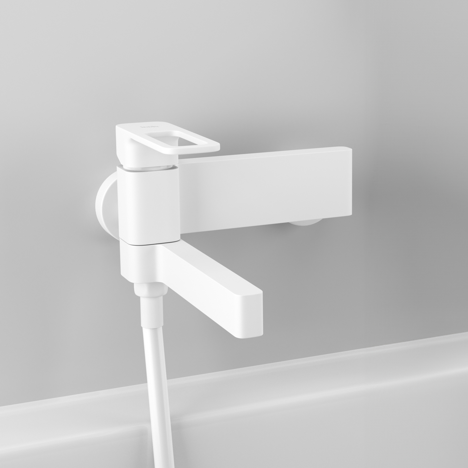 Купить Смеситель для ванны IDDIS Slide белый матовый SLIWT00i02WA