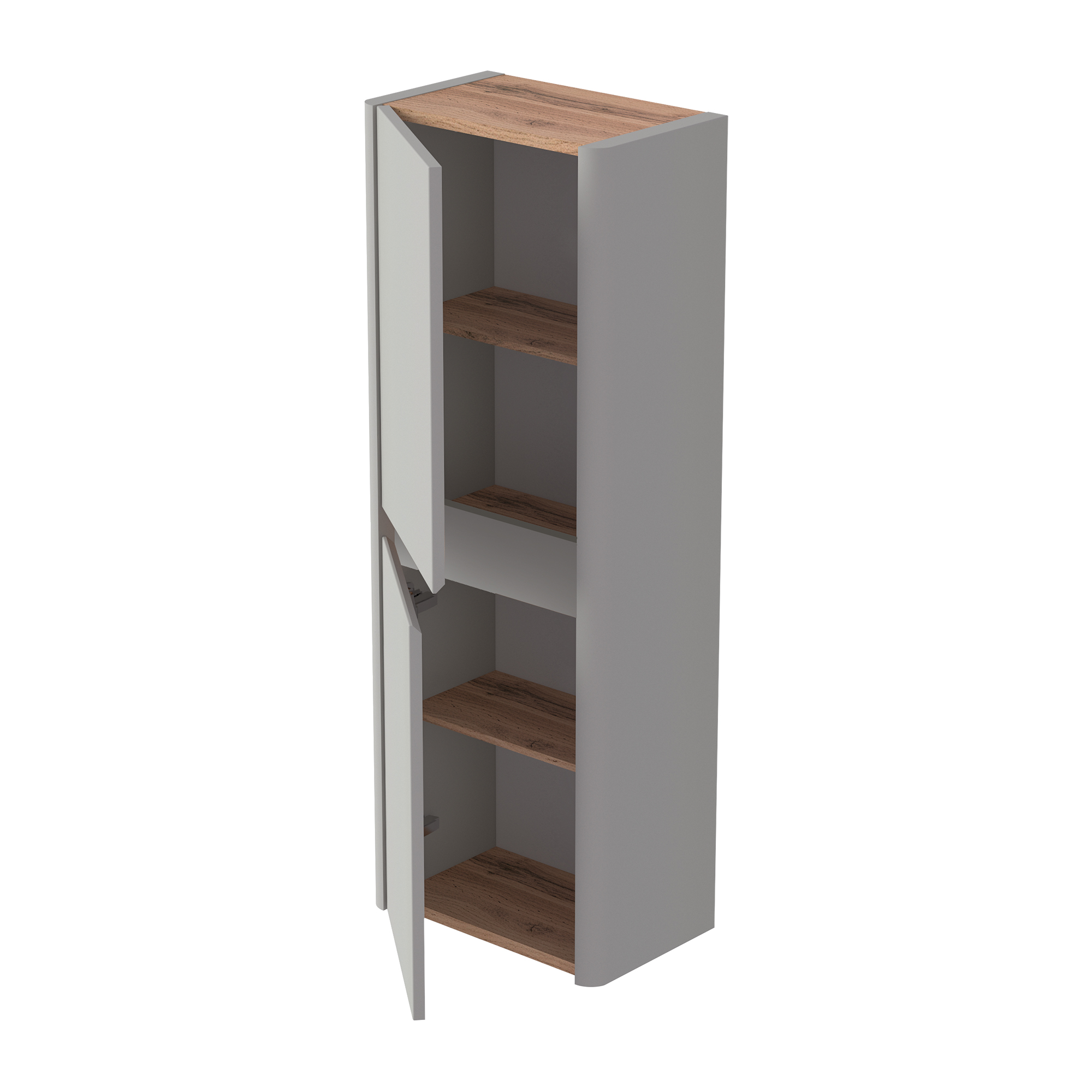 Купить Пенал Melody 40П (400х1100х250) 2д агатовый серый