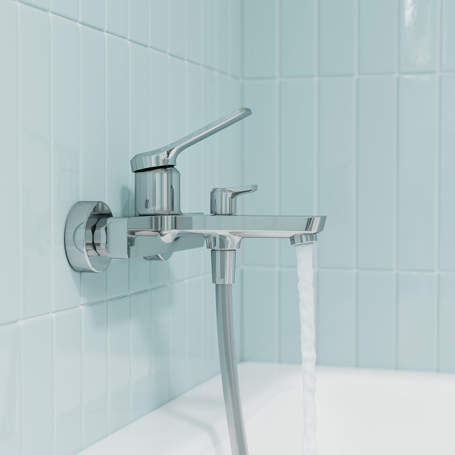 Купить Смеситель для ванны IDDIS Parker PARSB02i02WA