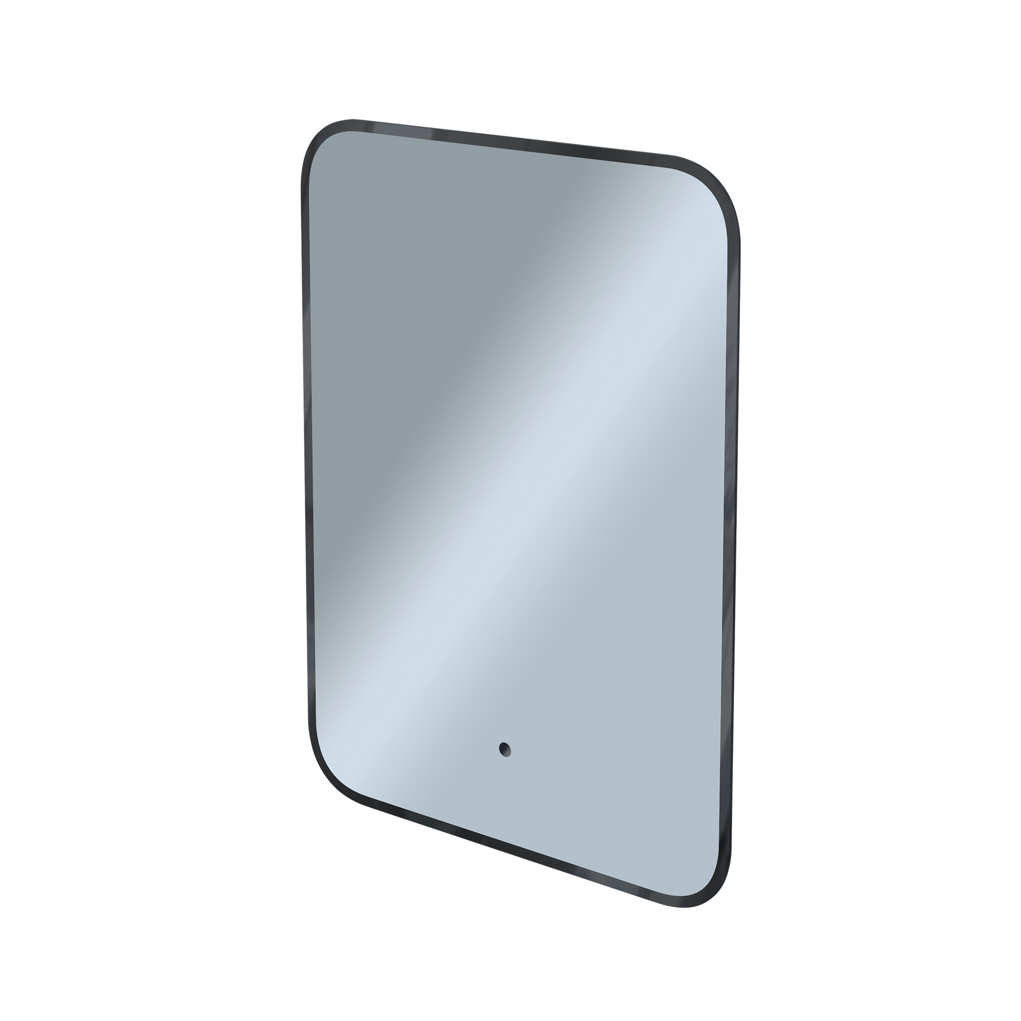 Купить Зеркало Shape Soft (500х700х30) прямоугольник черный К01 LED датчик