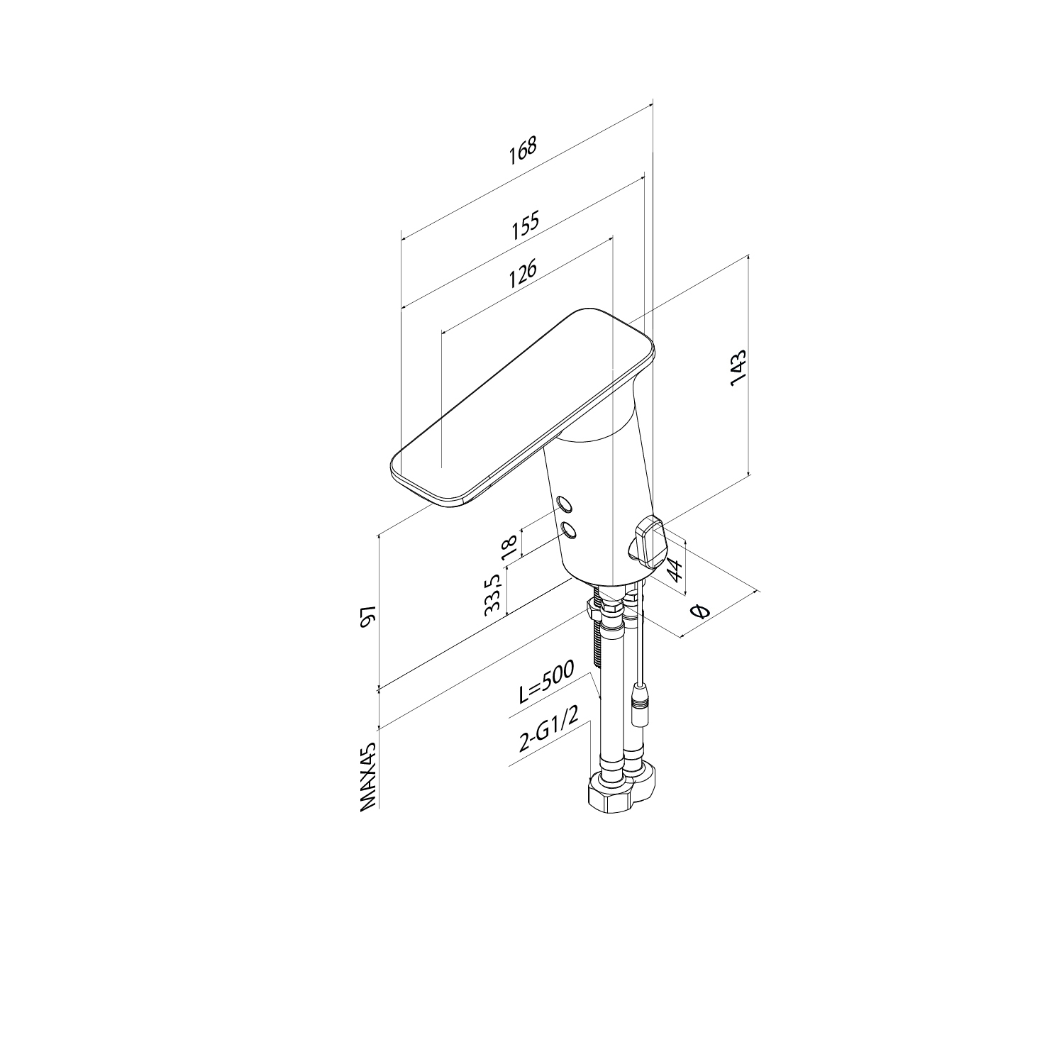 Купить Смеситель для раковины IDDIS Pulse сенсор PULSBS2i86