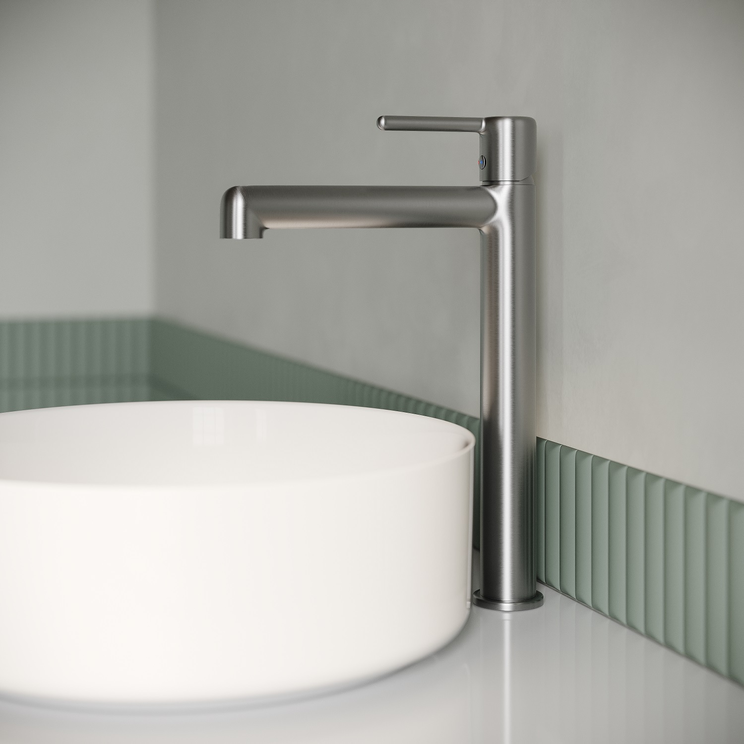 Купить Cмеситель для раковины IDDIS Aiger высокий хром матовый AIGBC01i01