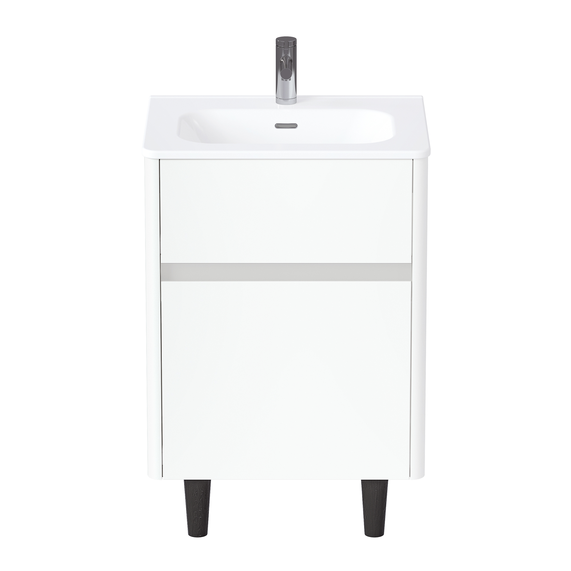 Купить Тумба под раковину Melody 60Н (600х870х453) 2я белый