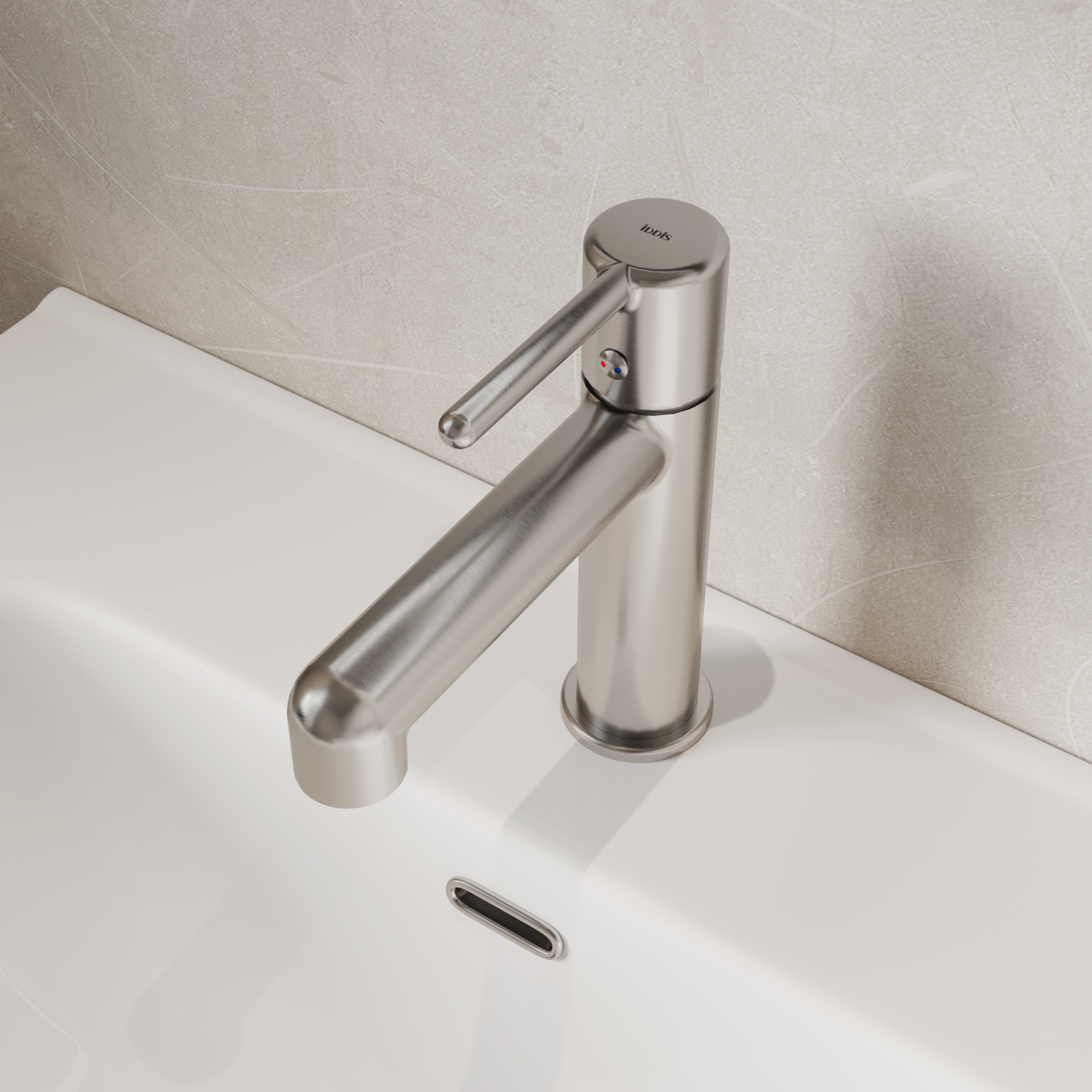 Купить Cмеситель для раковины IDDIS Aiger хром матовый AIGBC00i01