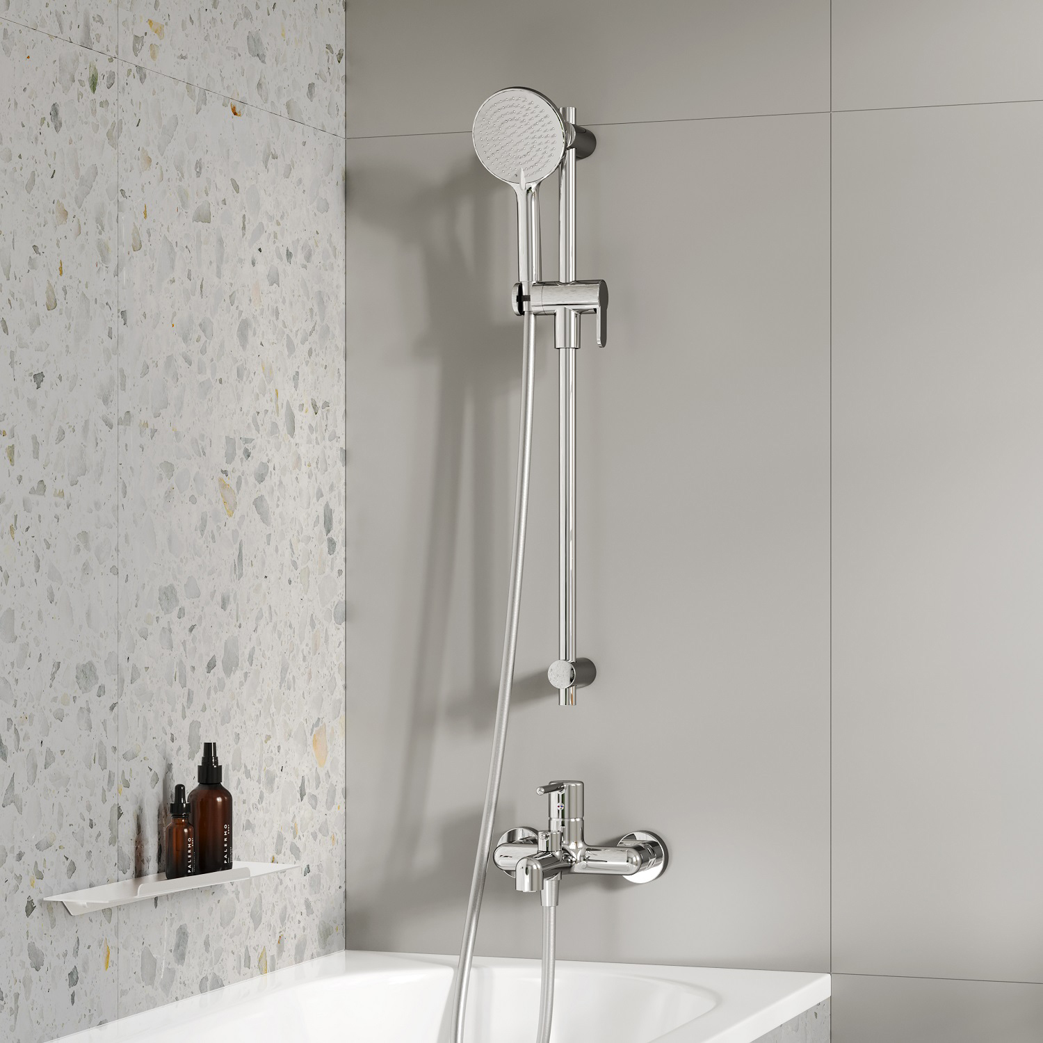 Купить Смеситель для ванны IDDIS Aiger хром AIGSB00i02WA