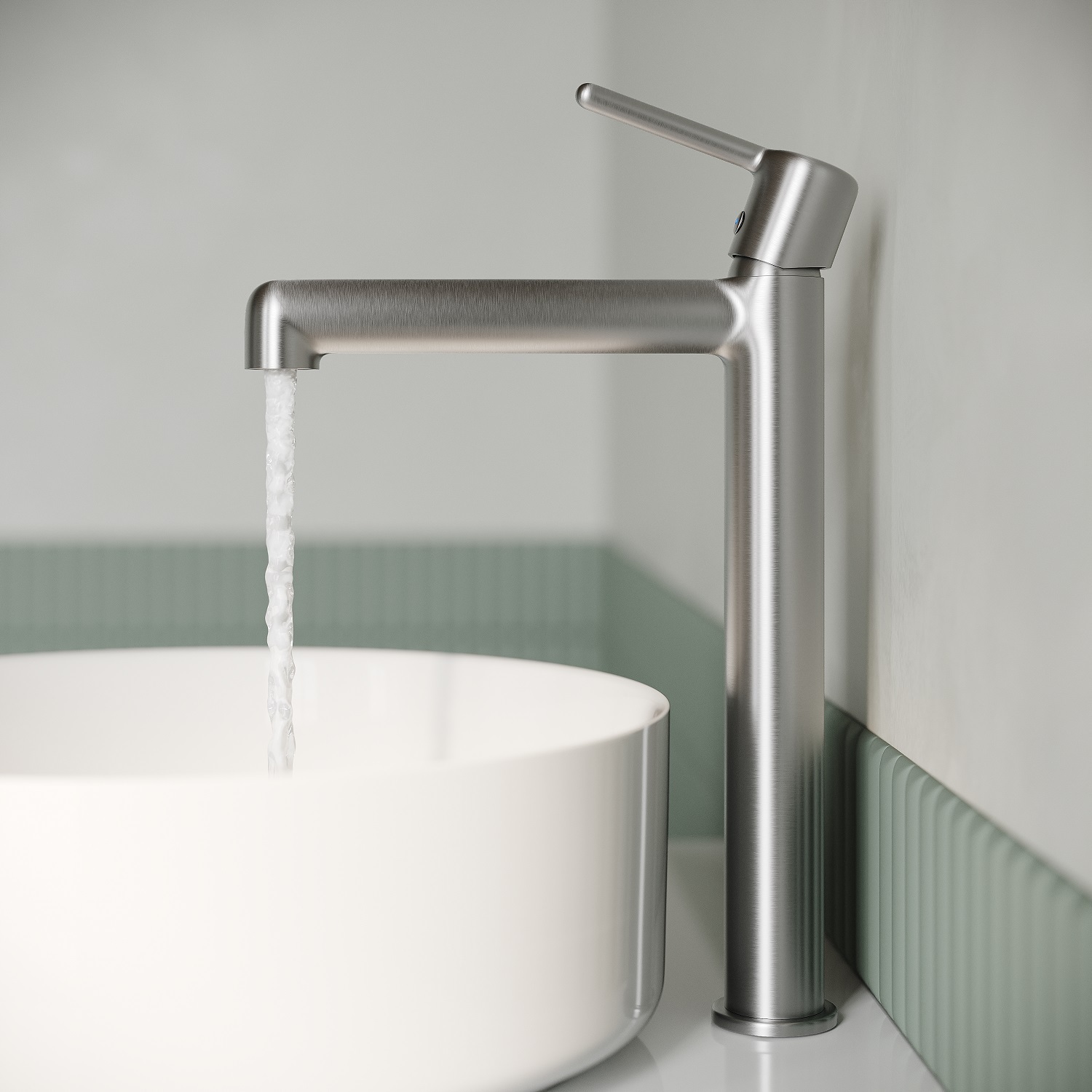 Купить Cмеситель для раковины IDDIS Aiger высокий хром матовый AIGBC01i01