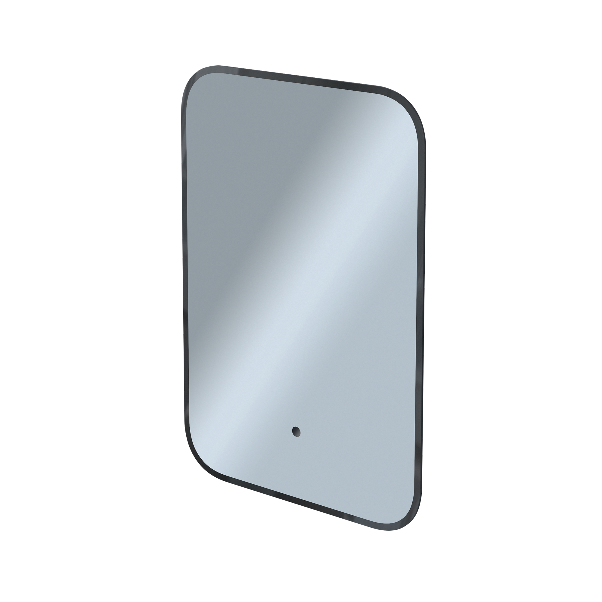 Купить Зеркало Shape Soft (400х600х30) прямоугольник черный К01 LED датчик
