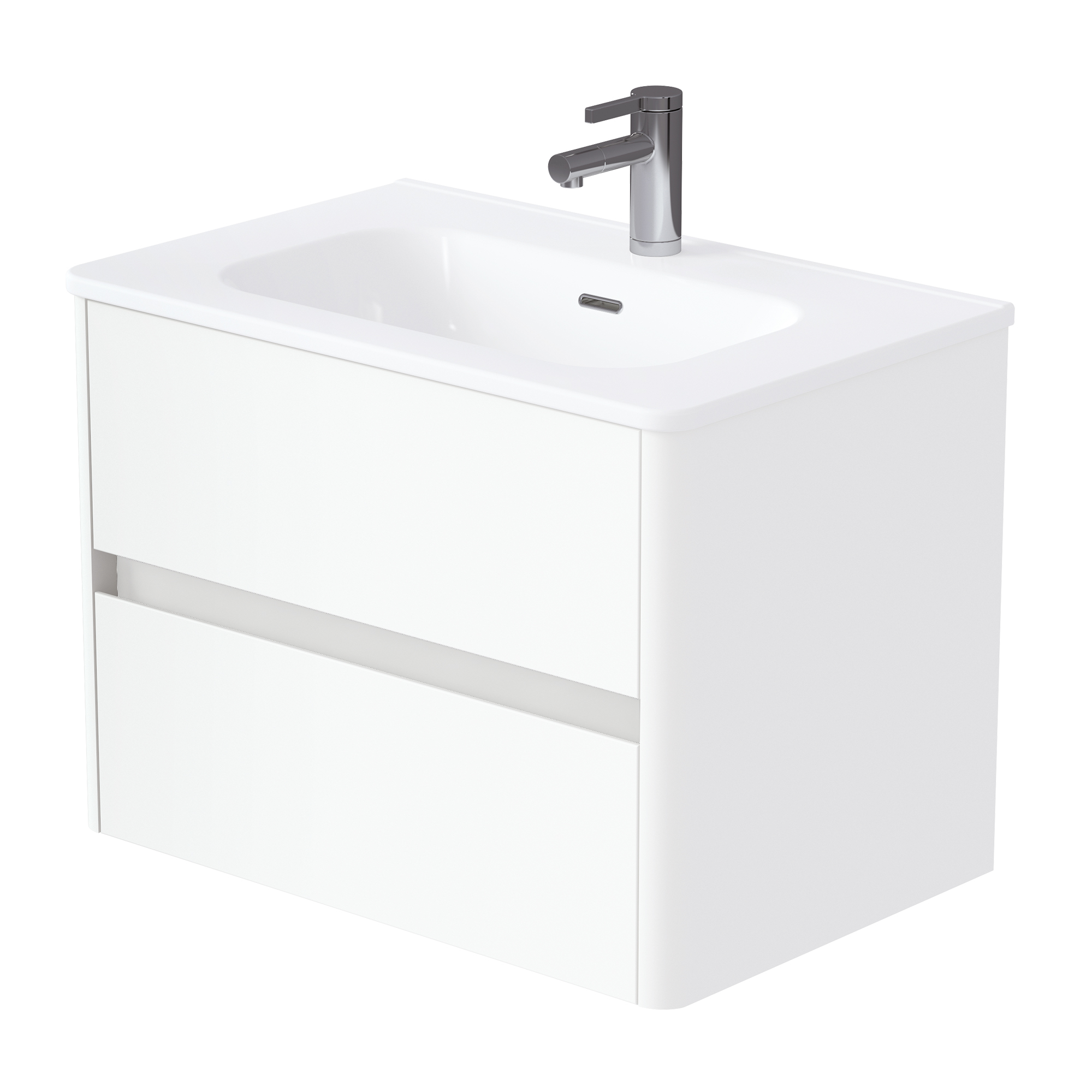 Купить Тумба под раковину Melody 70П (700х500х453) 2я белый