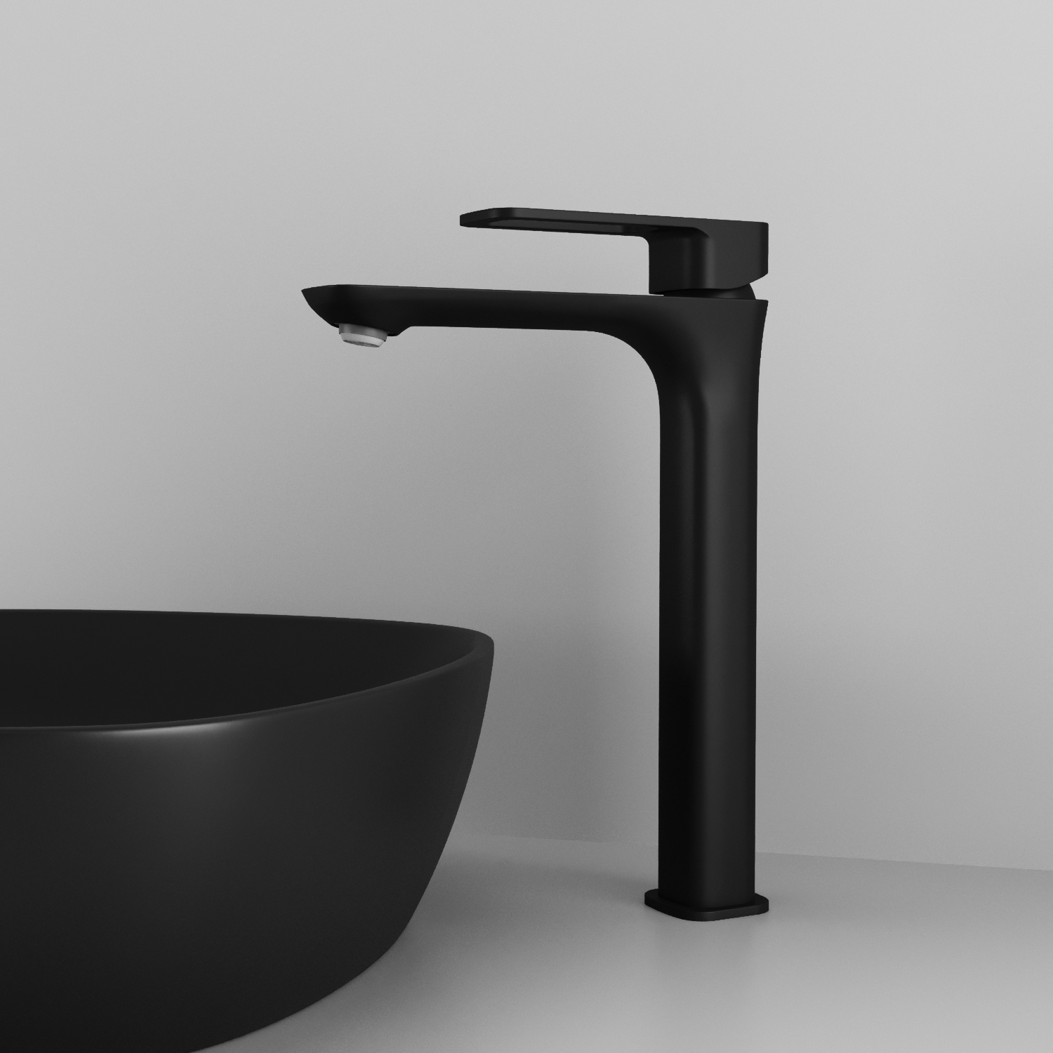 Купить Смеситель для раковины IDDIS Slide высокий черный SLIBL01i01