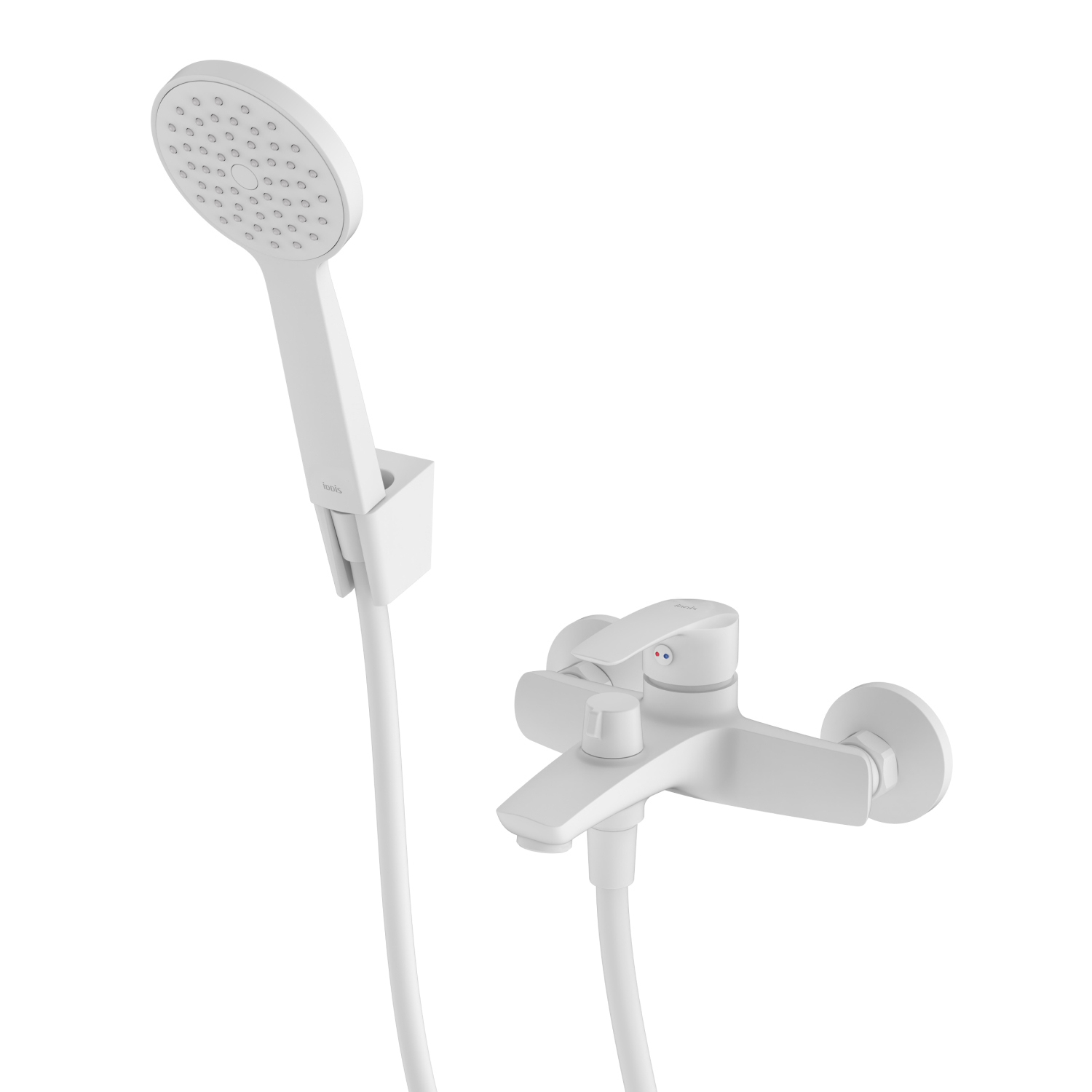 Купить Смеситель для ванны IDDIS Ray белый RAYWT02i02