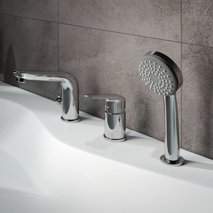 Купить Смеситель на борт ванны IDDIS Torr на 3 отверстия TORSB30i07