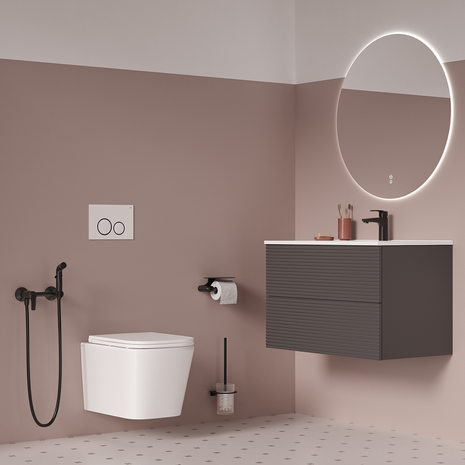 Купить Унитаз подвесной IDDIS Bild безободковый BILRDSEi25/BILRNSEi25