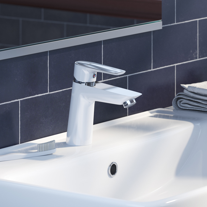 Купить Смеситель для раковины IDDIS Cloud белый/хром CLOSB00i01