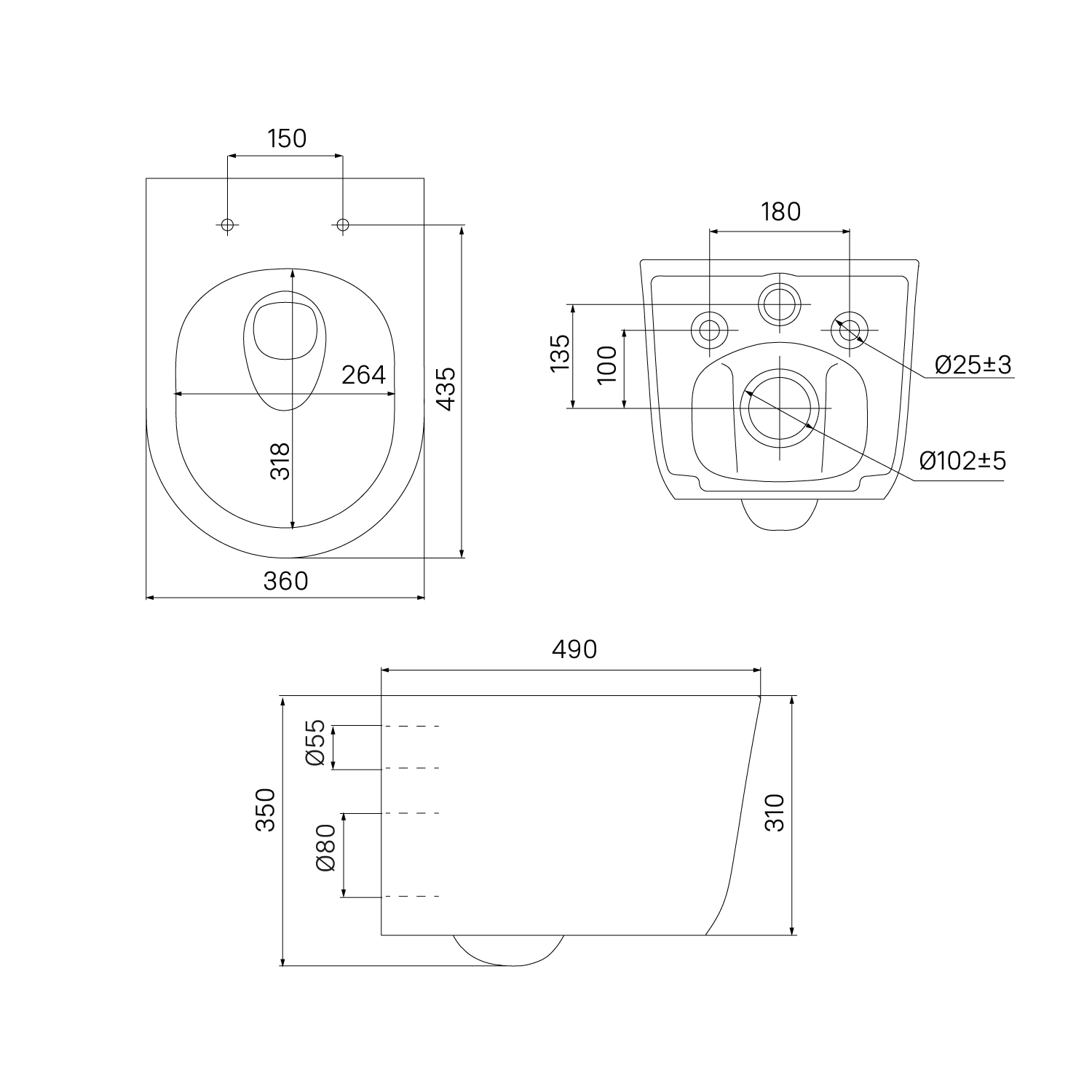 Купить Унитаз подвесной IDDIS Slide SLIRDSEi25