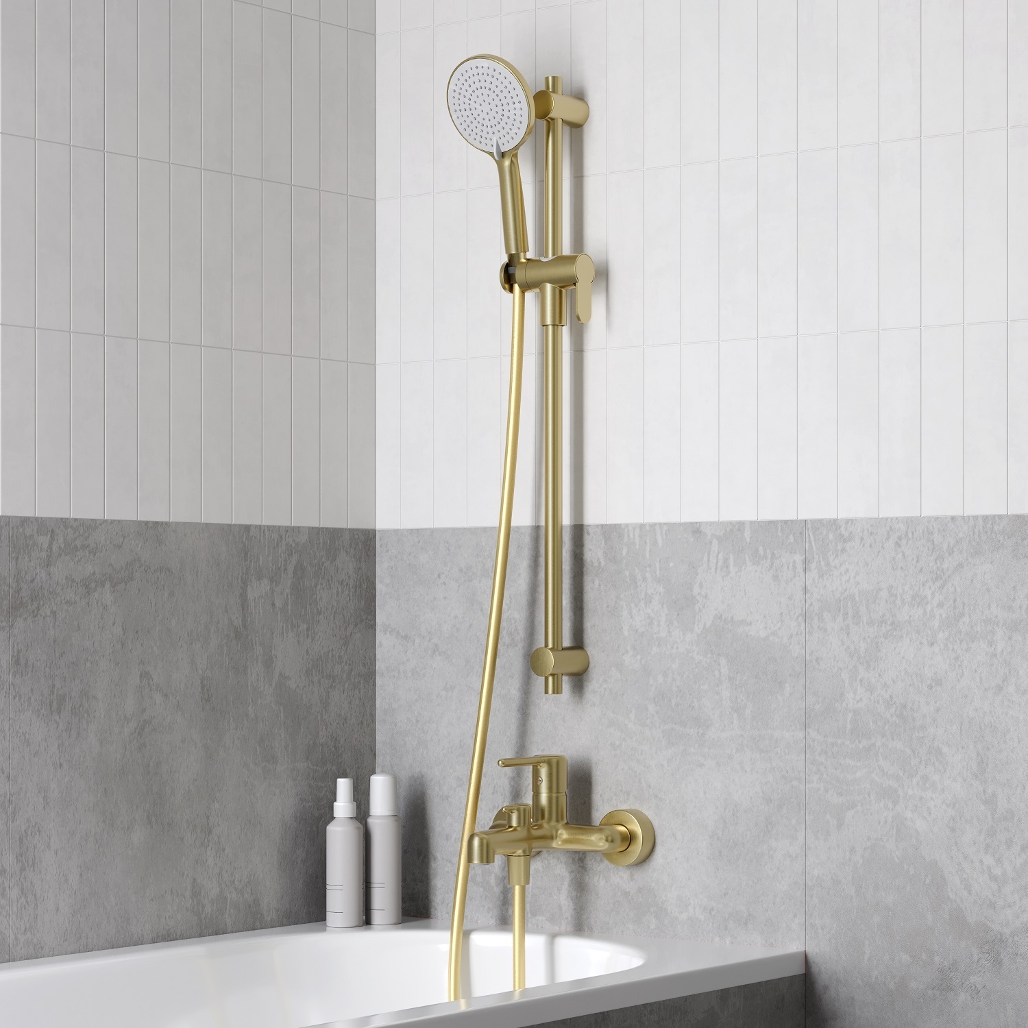 Купить Смеситель для ванны IDDIS Aiger золото матовый AIGMG00i02WA