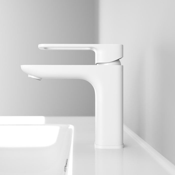 Купить Смеситель для раковины IDDIS Slide белый SLIWT00i01