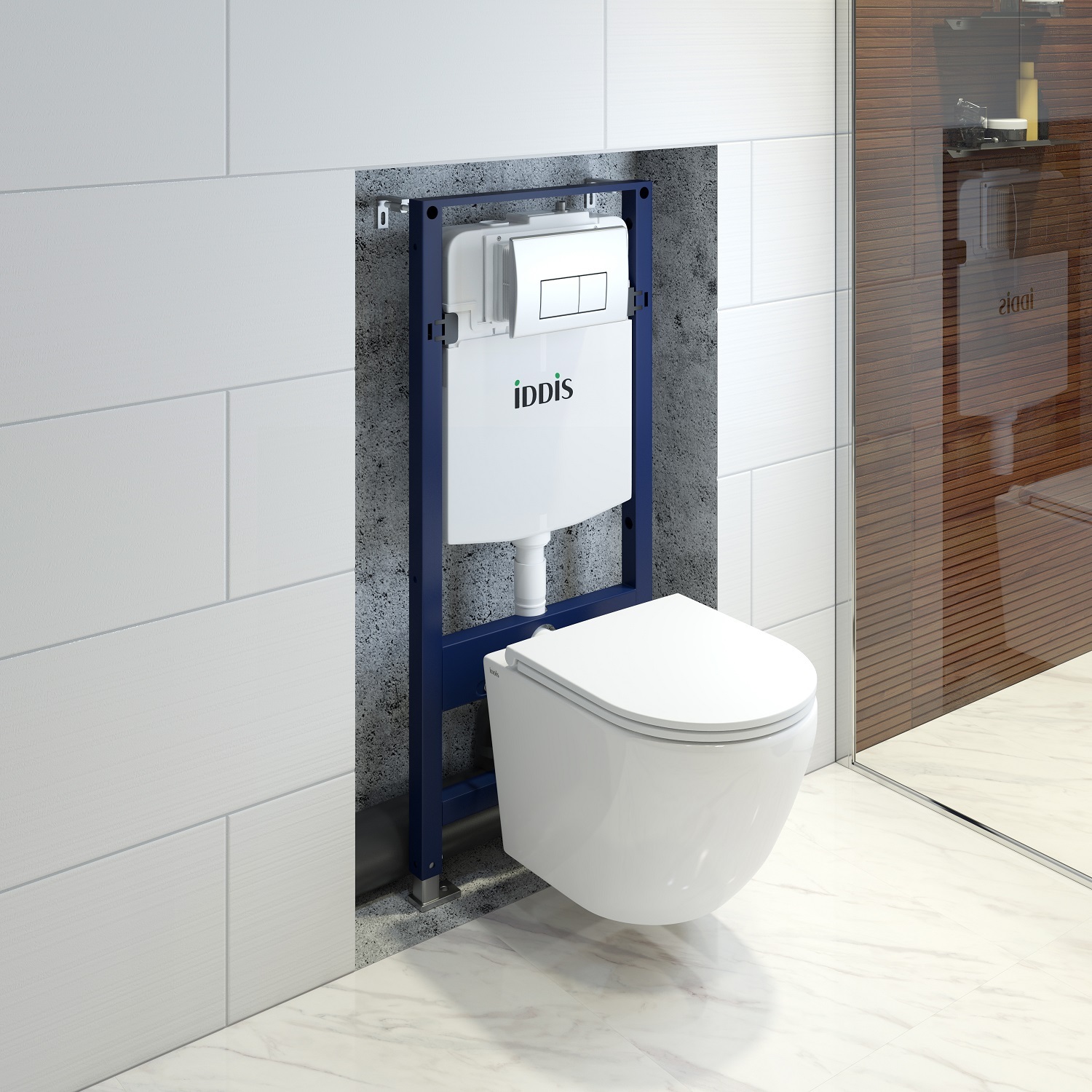 Купить Комплект унитаз с инсталляцией IDDIS BASB010i73