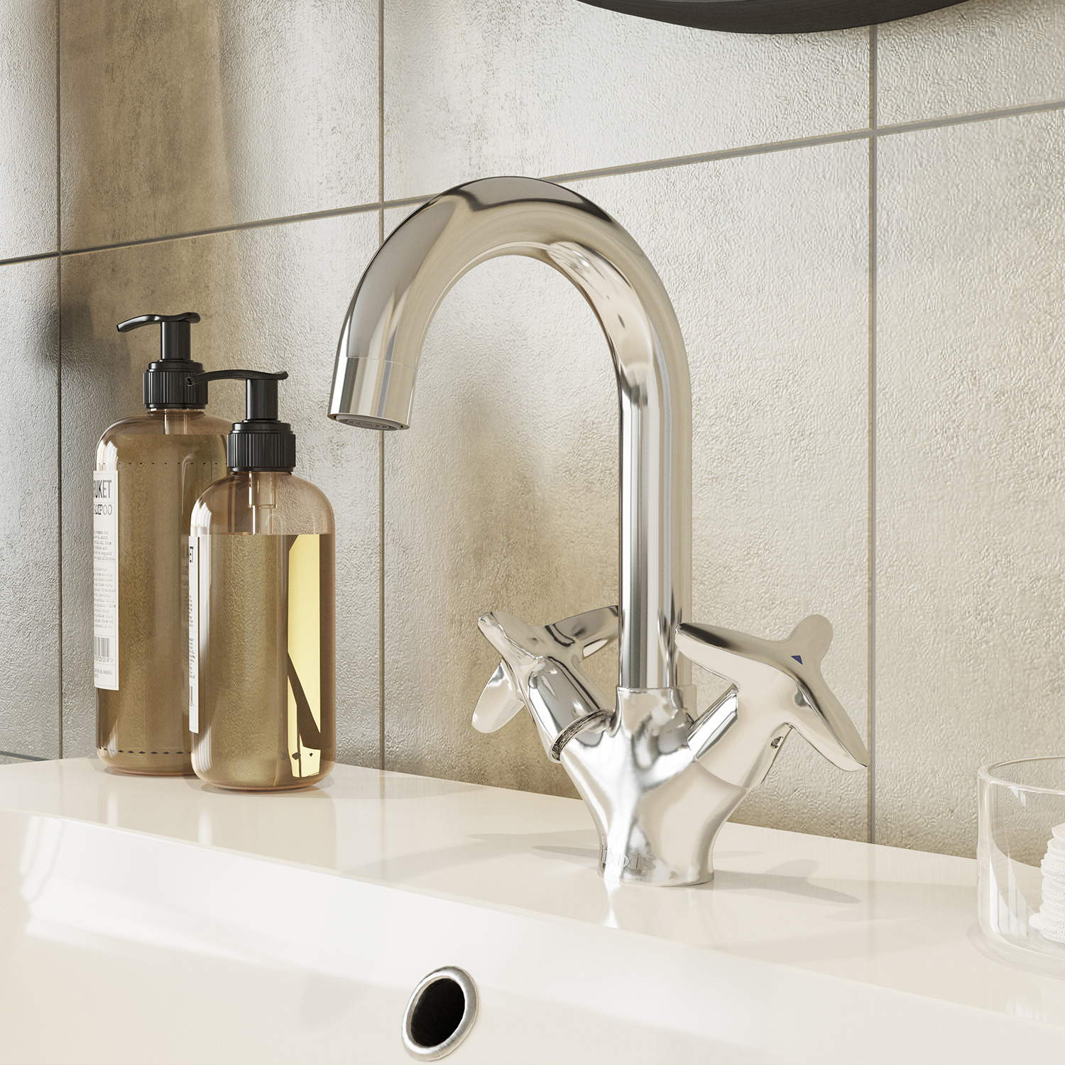 Купить Смеситель для раковины IDDIS Copter двухвентильный COPSB00i01