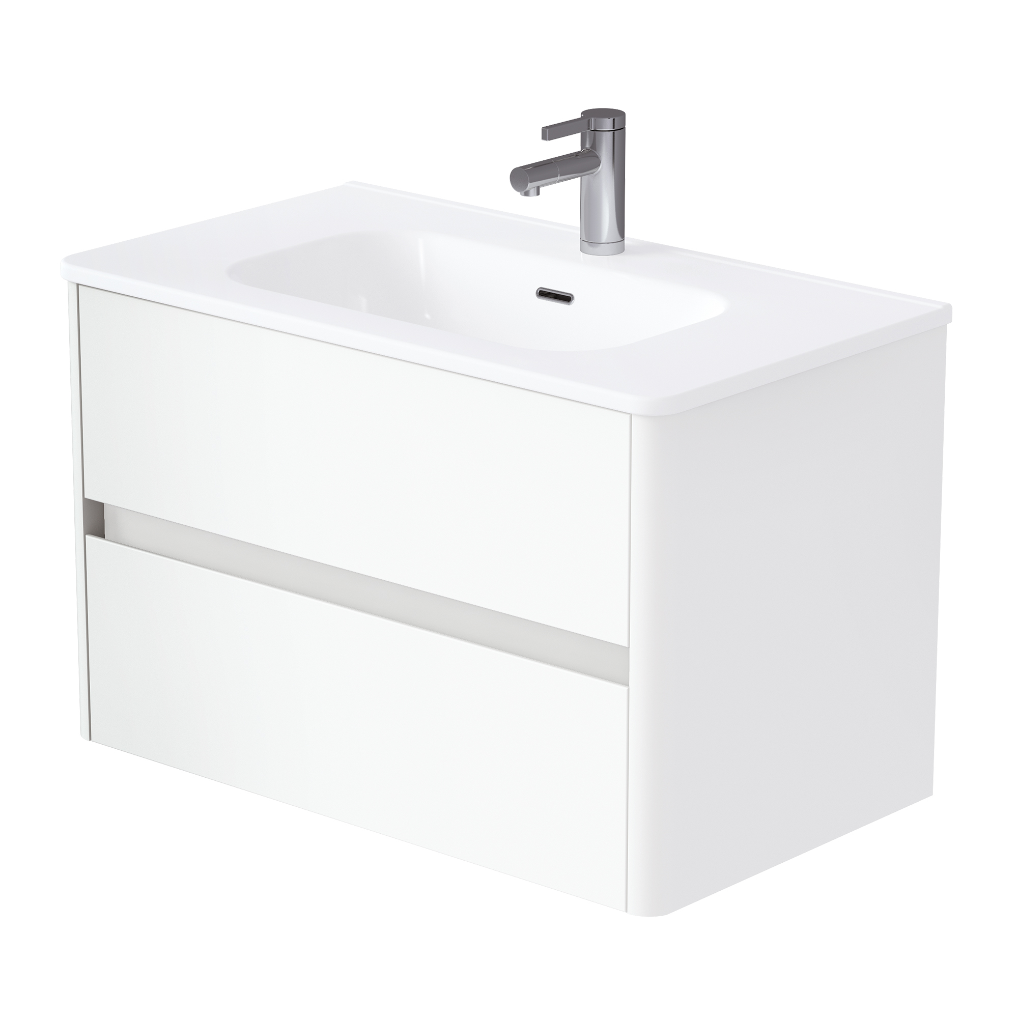 Купить Тумба под раковину Melody 80П (800х500х453) 2я белый