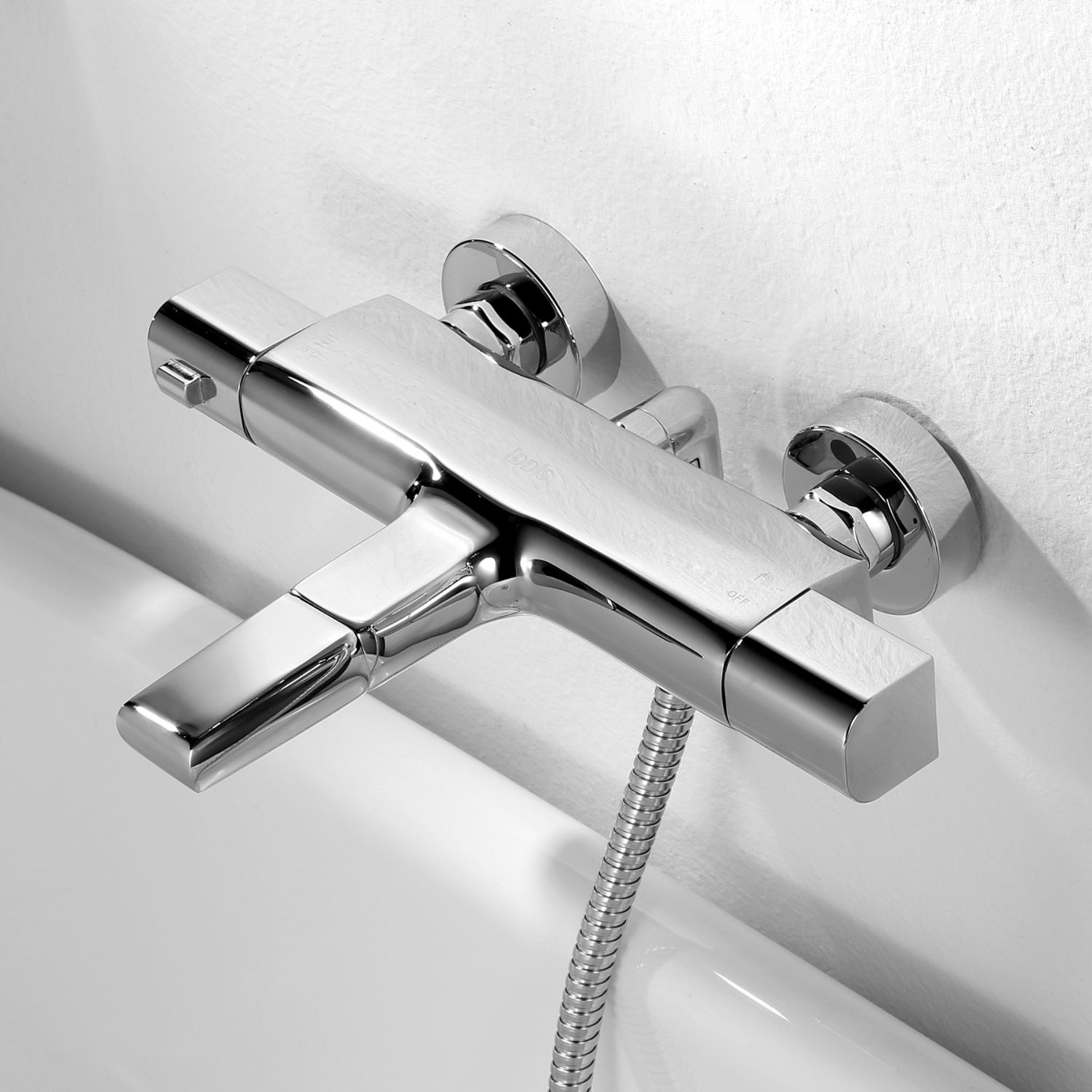 Купить Смеситель для ванны IDDIS Uniterm термостат UNISB02i74WA (без душ. аксессуаров)