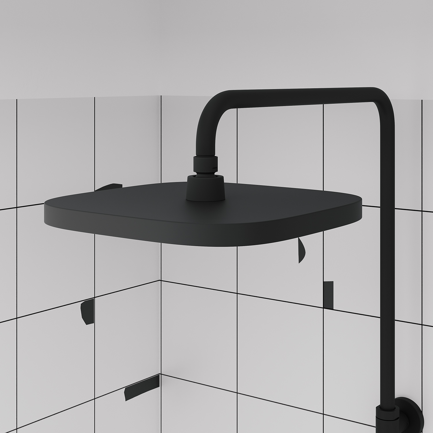 Купить Душевая система IDDIS SpaHome с тропическим душем, черный матовый, SPHBLTKi06