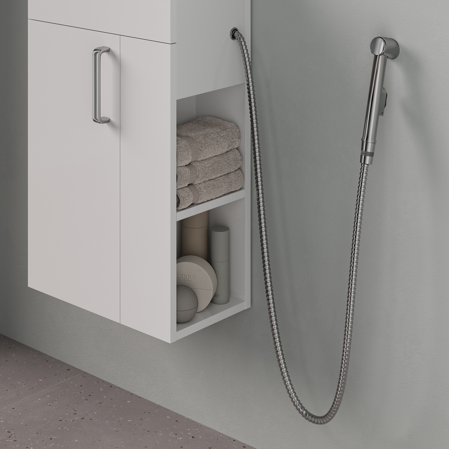 Купить Смеситель для раковины IDDIS Sena с гигиенической лейкой SENSB00i08