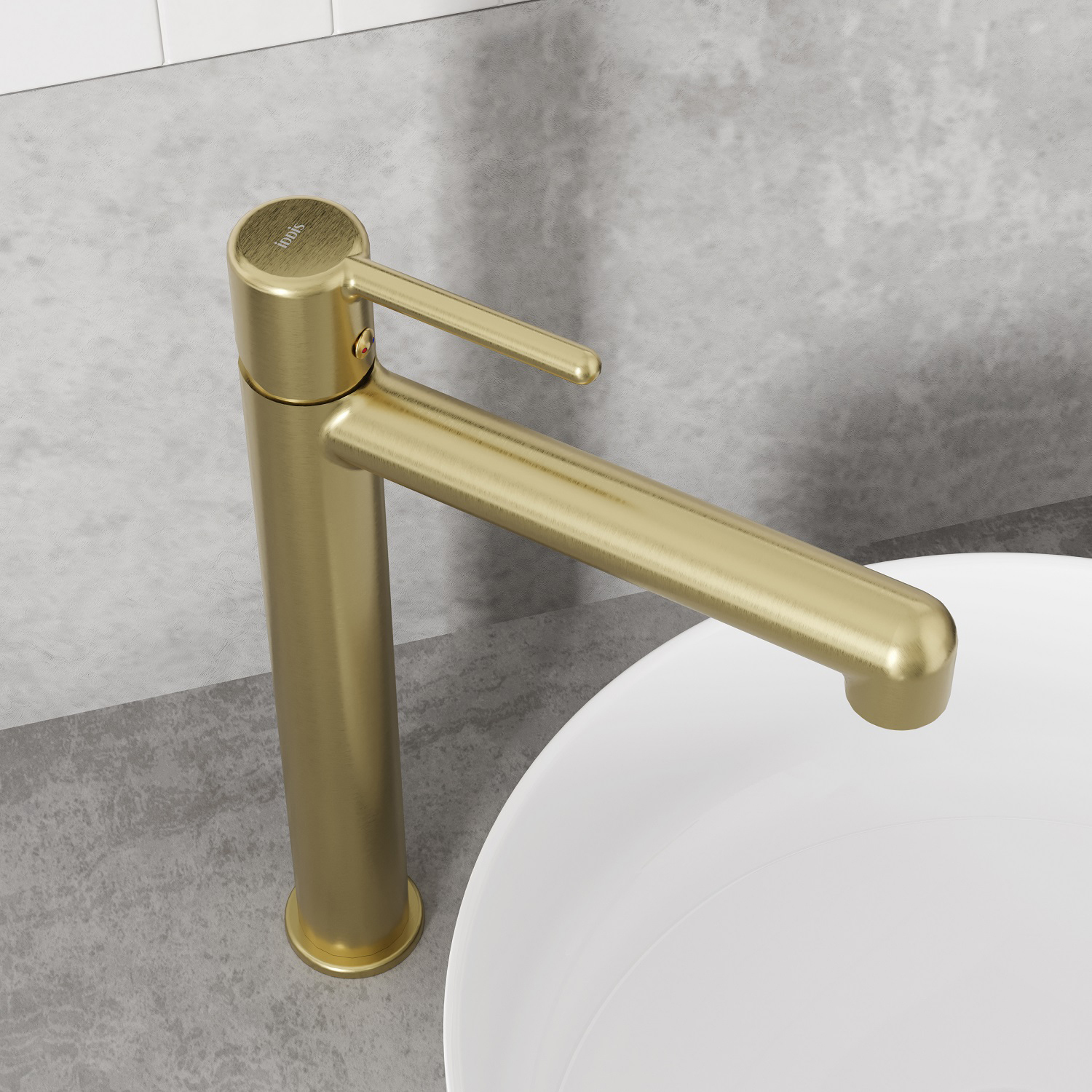 Купить Cмеситель для раковины IDDIS Aiger высокий золото матовый AIGMG01i01